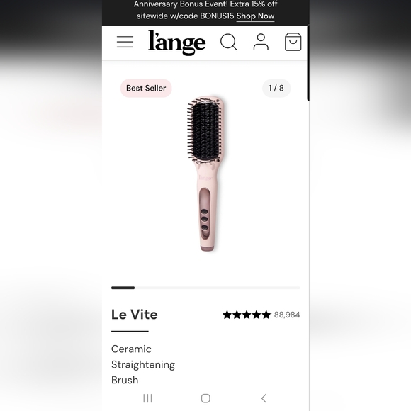 Lange Other - Lange Le Vite Ceramic Straightening Tool
